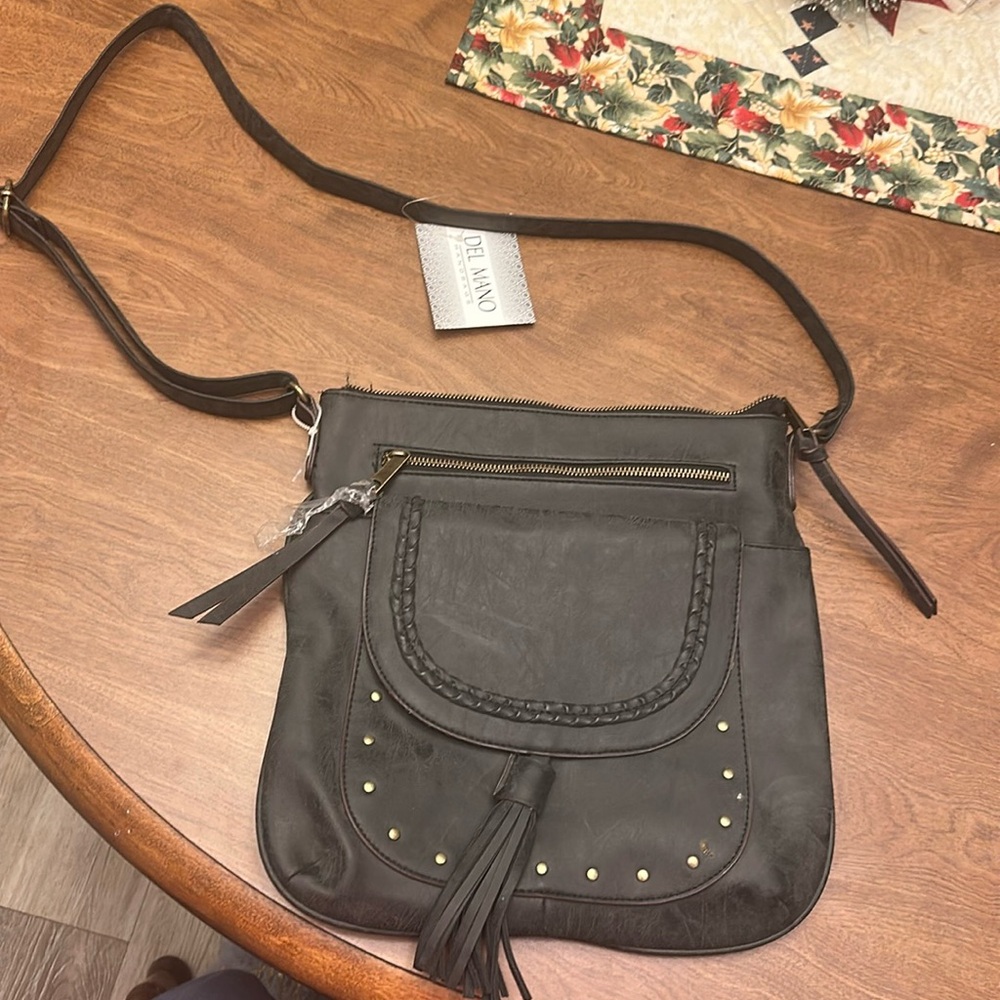 Grey handbag